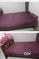 Teak wood cot