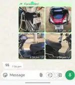 New condition scooty with 3 years insurance
