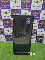 Samsung black colour single door fridge with base