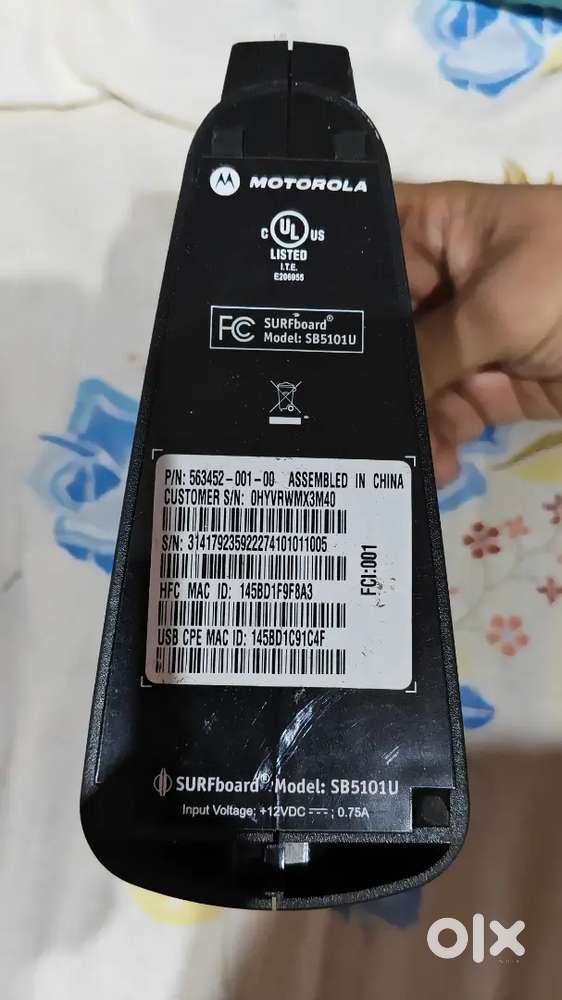Motorola Surfboarc Modem SB5101U