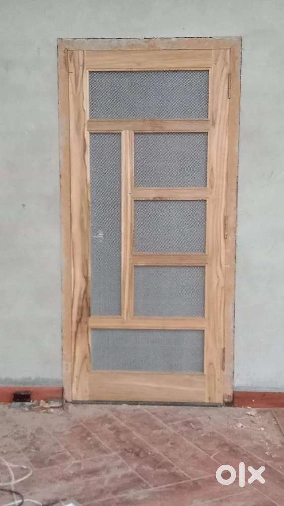 Premium quality teak wood Jali door & window 350  sq.ft EMI Available