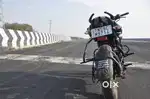 Well maintained bike , 80% tyre and new battery with warranty