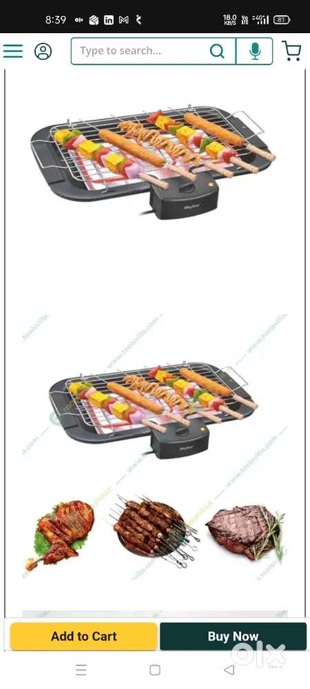 Electric Barbeque Grill