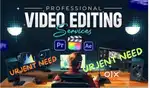 Vedio editor in my office permanent requirment for youtube , Insta