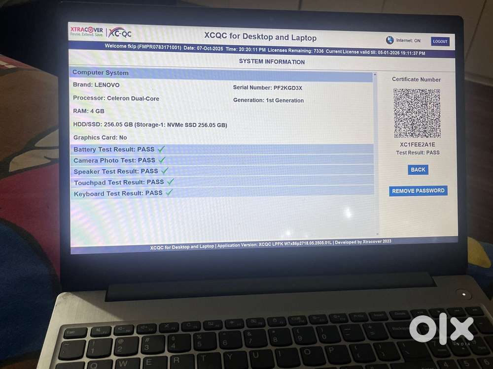 levono idealpad with charger
