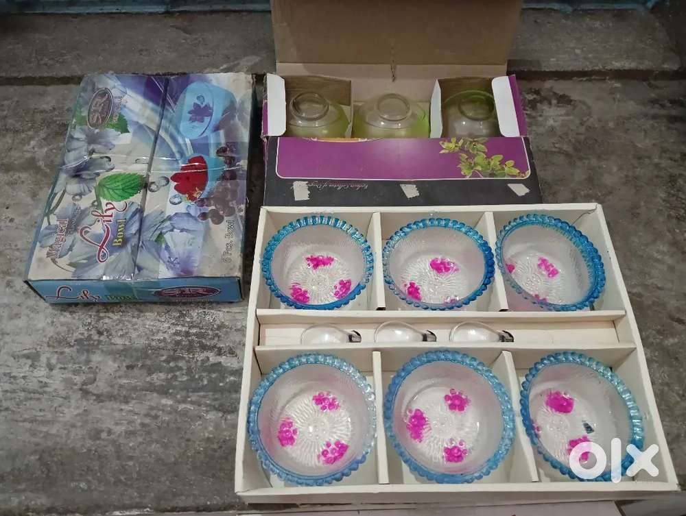 Glass items for home.