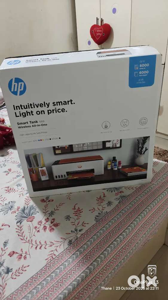 HP Printer 589 Wifi inkjet printer...