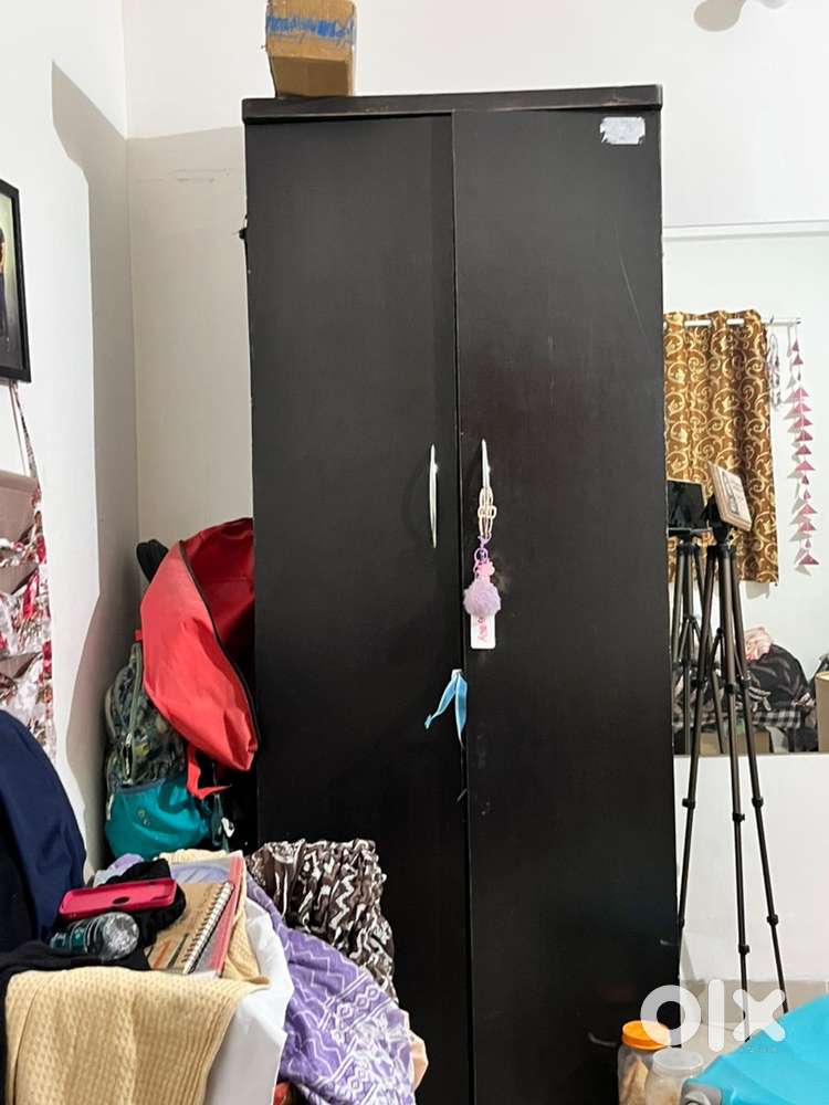 1 folding bed and 1 wardrobe