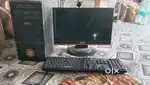 Computer LCD and desktop or keyboard or mouse sab milega