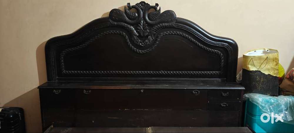 Strong King Size Bed with Multi Storage + FREE STORAGE UNIT