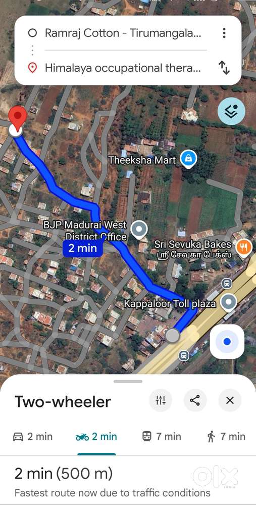 Individual Plot near kappalur tollgate thirumangalam