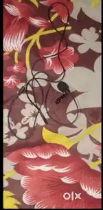 Small microphone connect with mobile and 2 core data cable