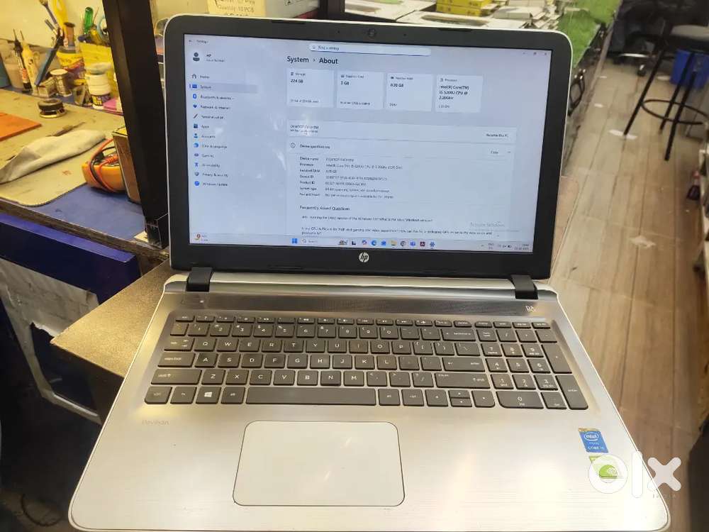 Hp Laptop i5(5th gen) 8GB Ram with 2Gb Graphics card