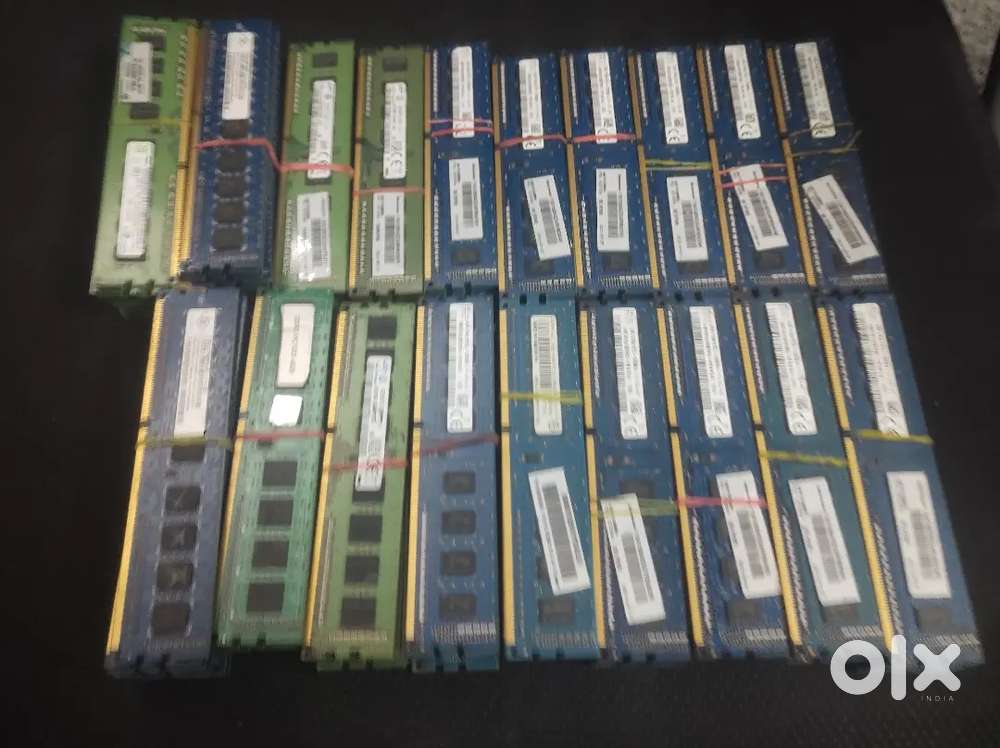 Refurbished DDR III RAMs available in bulk