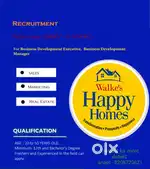 We are offering a job in real estate