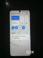 Oppo reno 8t 8 ram 128 gb glaas crack but copy display  box  charger
