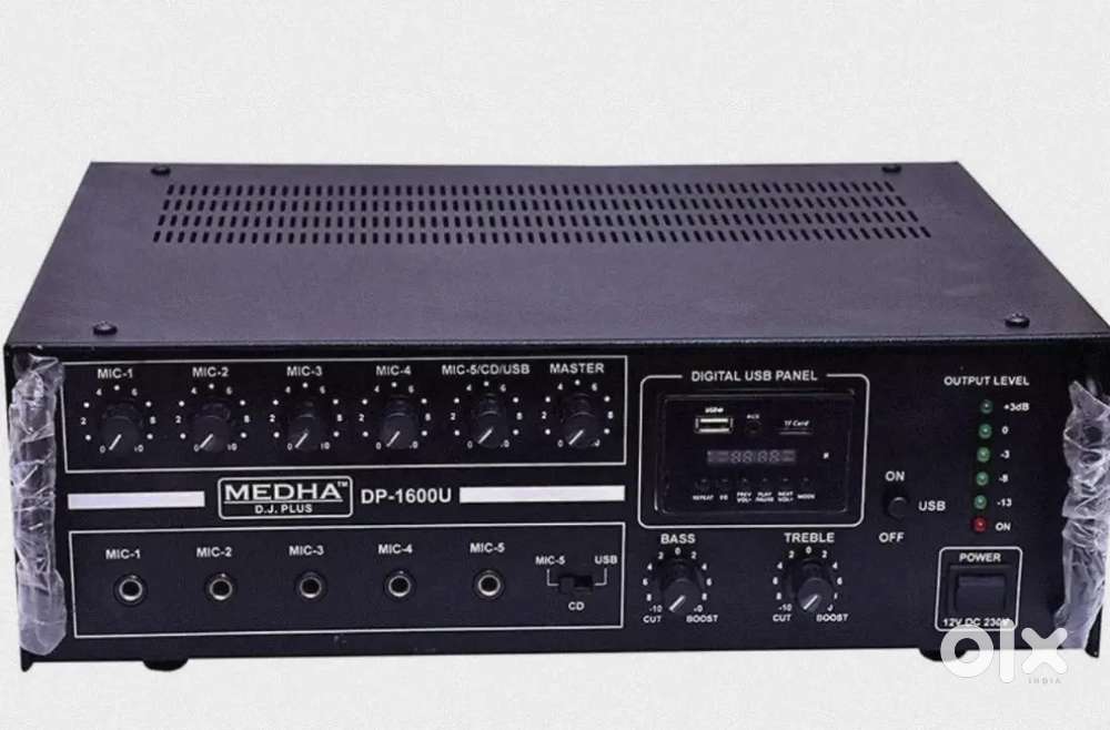 MDHA DJ PLUS PROFESSIONAL LIFE AMPLIFIER 200 WATT OUTPUT