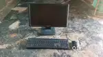 Monitor, keyboard, mouse