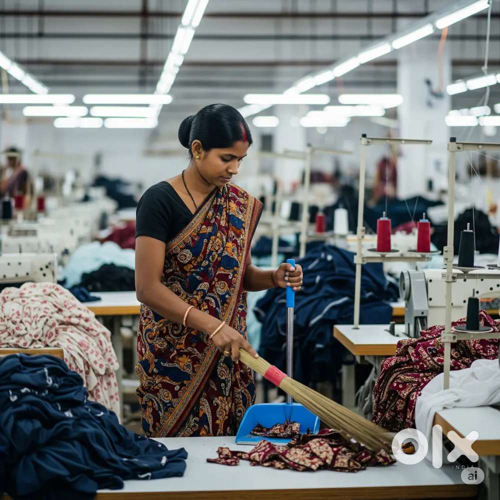 Washing Cleaning Helping ke liye lady ladies female Export Company me