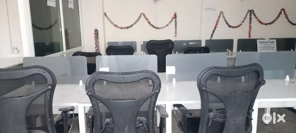12 work stations office for rent in Himayat Nagar