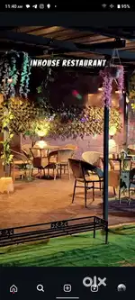 13 rooms hotel for lease in Manali Rooftop Cafe,2 shops include