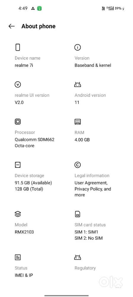 Realme 7i, 4/128