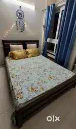 queen size bed and mattress