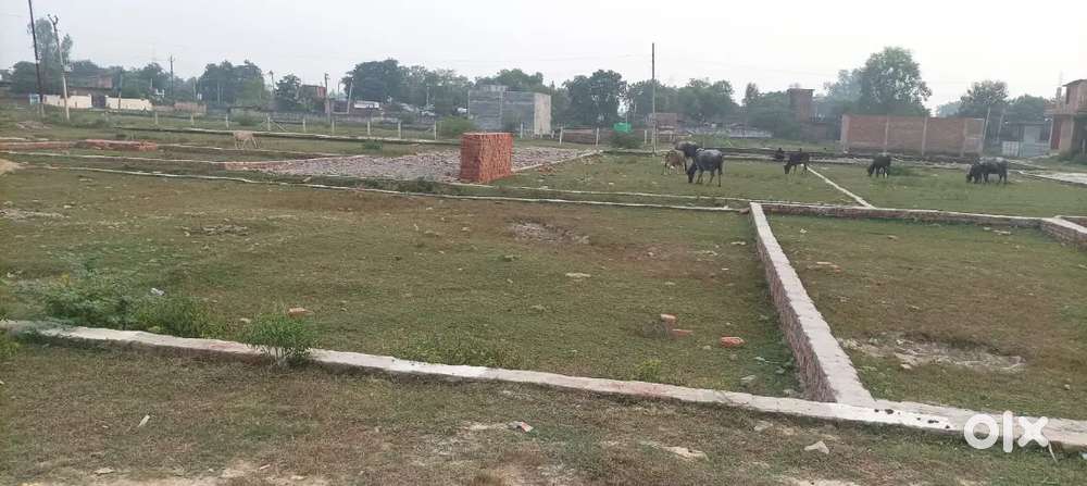 Plot sale for rampur karchana on highway