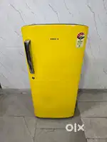 Single door yelllow colour with built in stablizer Samsung refrigerato