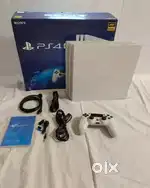 Sony PS4 PlayStation 4 Pro Glacier White 1TB Console Box Tested Japan
