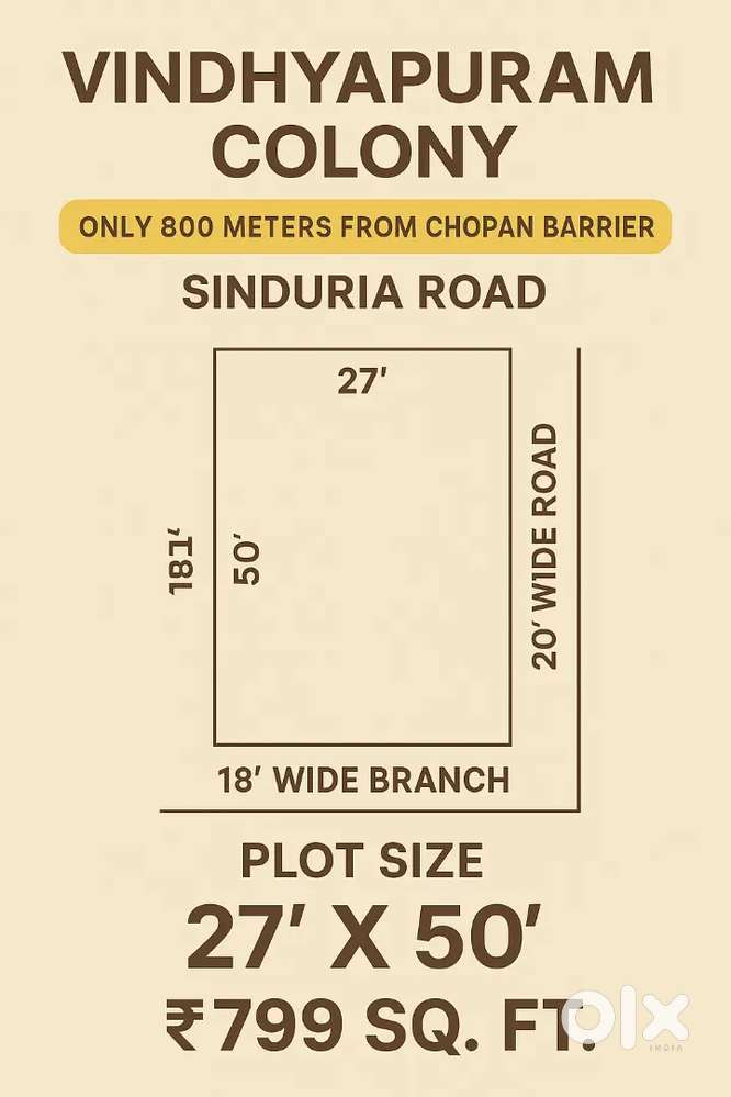 Residential plot available in chopan