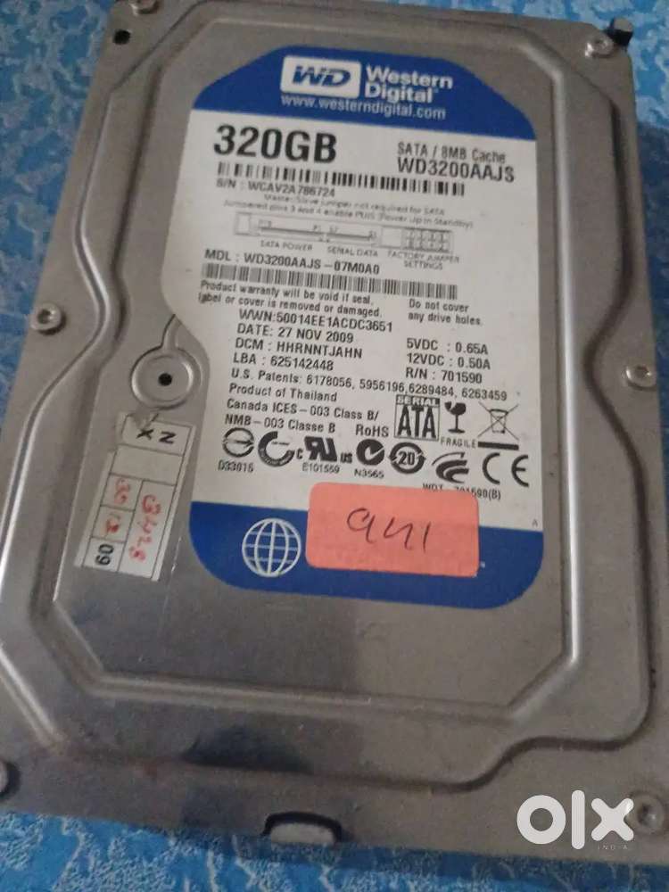 Computer hard disk  320gb