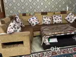 7 seated sofa new condition with table