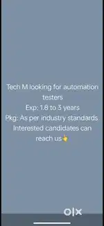 IT and NoN- IT job experience and fresher