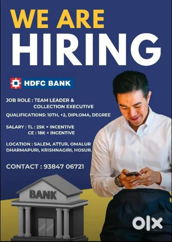 Bank collection executive