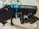 NIKON D3200 with one more extra long lense & tripod