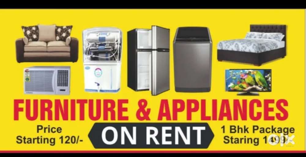 Furniture Appliances on RENT Sabse sasta Guarantee