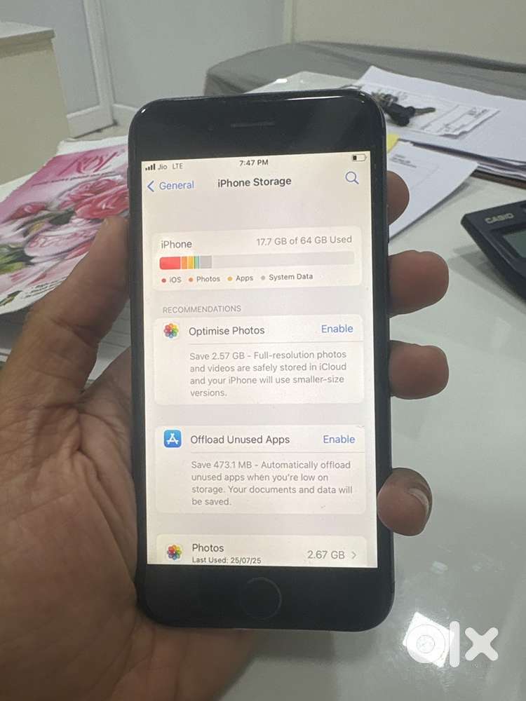 Iphone 8 , good condition , black