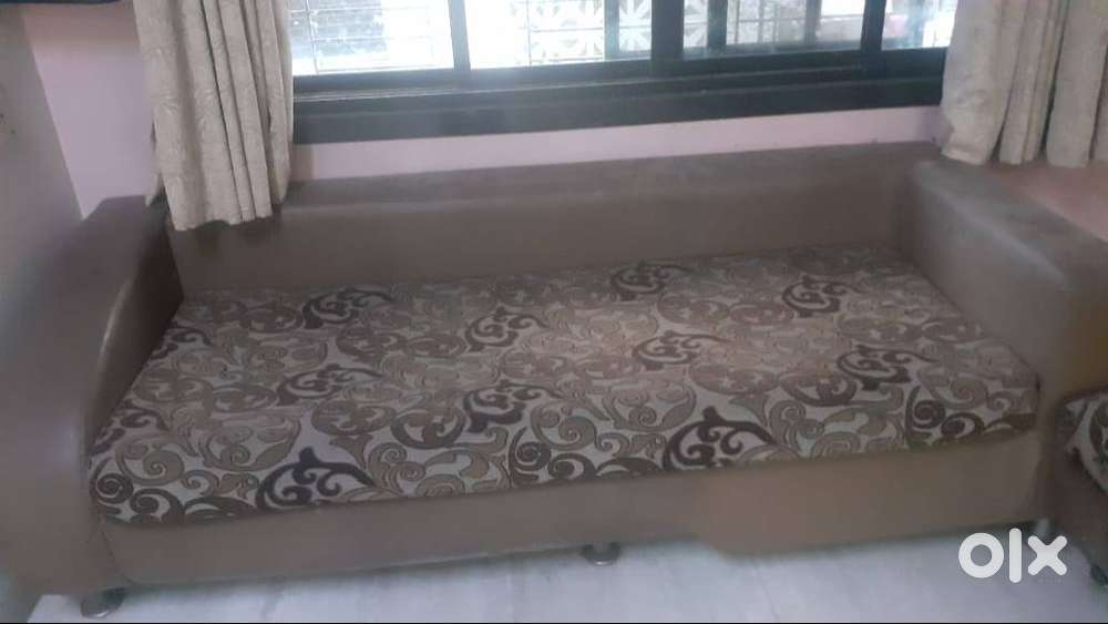 Sag wooden 2 sofa and sag wooden L shape TV Unit