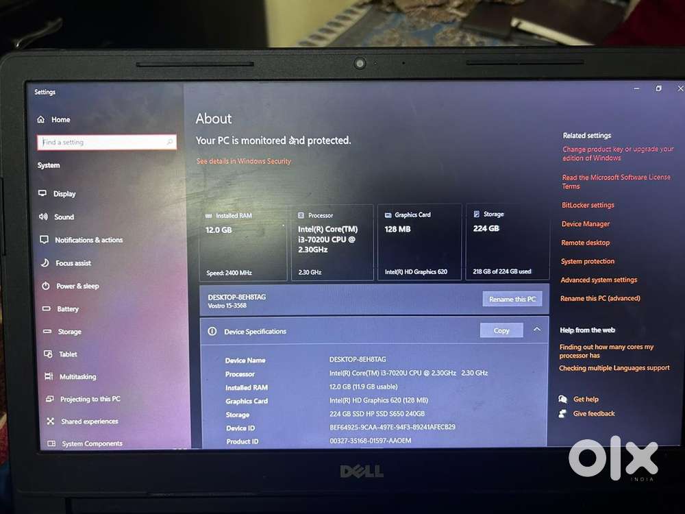 Dell laptop on sell