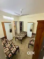1.5bhk flat 6 bed per head rent 3750,deposit 6500 with bed & wardrobe