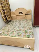 5 seater sofa study table Queen size bed dining table showcase