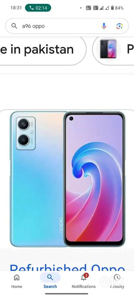 Oppo a96 8/128