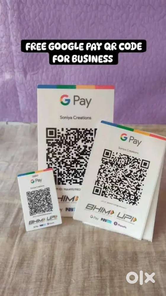 G pay Merchant QR Code Selling Field Work Job