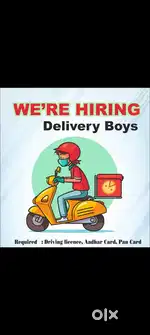 REQUIRED DELIVERY BOYS