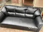 3 seater Mac Leatherette Sofa
