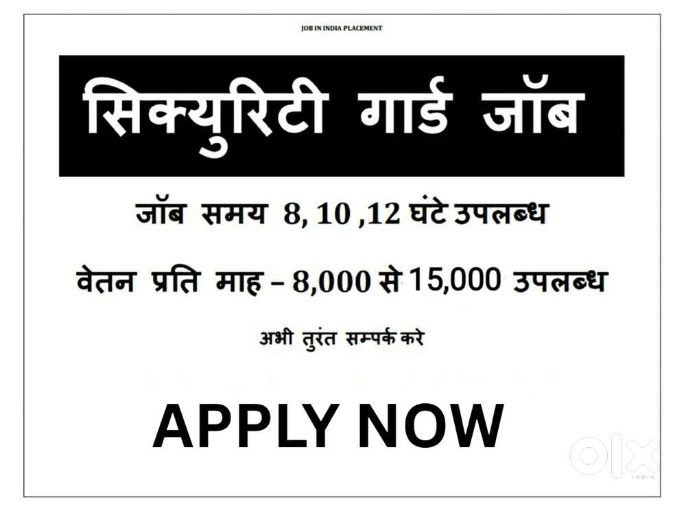 Security Guard Job