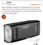 Godox AD 200 flash photography wirh transmitter