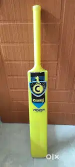County Cricket Bat ( Hard Plastic )