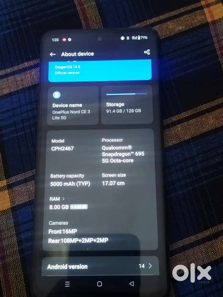One plus nord ce 3 lite